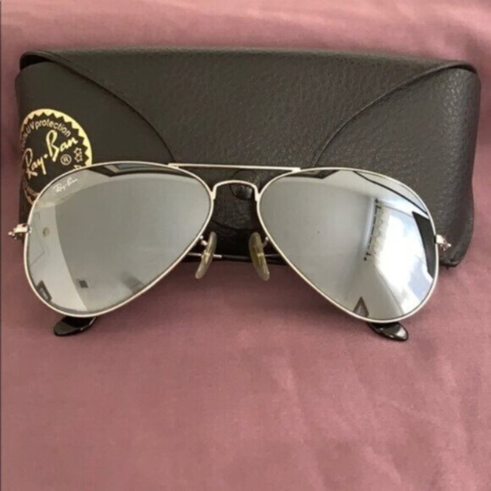 NEW Ray-Ban Aviator Classic Silver RB 3026 Sunglasses